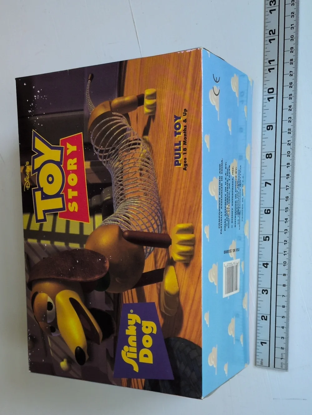 Vintage Disney Toy Story Slinky Dog Pull Toy With Box